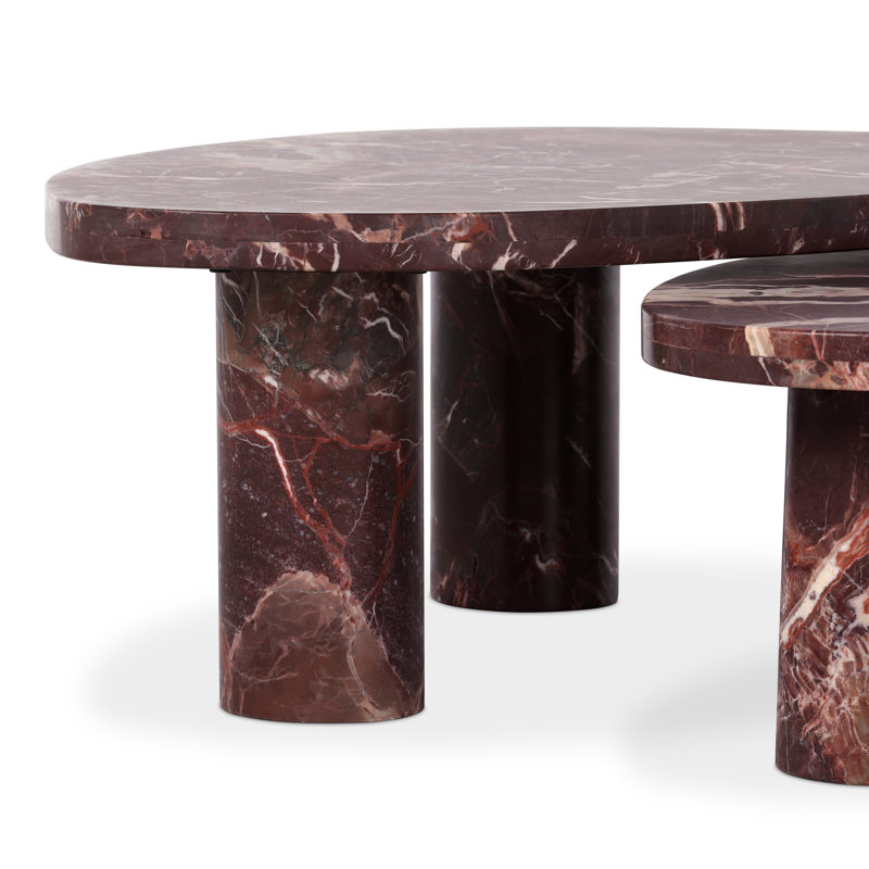 Zion Nesting Coffee Table, Merlot