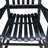 Black Wooden Rocking Chair For Porch, Constructed With Solid Hardwood, Includes A Cozy Seat & Armrest, Slatted Back, Easy Assembly, 250Lbs Weight Limit Porch Rocking, Crafted From Comes Generous