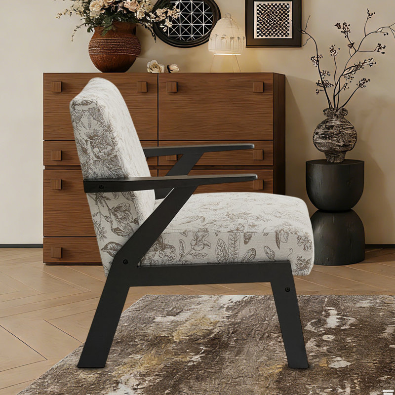 Chaise d'appoint moderne, fauteuil de lecture rembourré