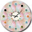 Horloge murale abstraite à motif abstrait rétro-40747490