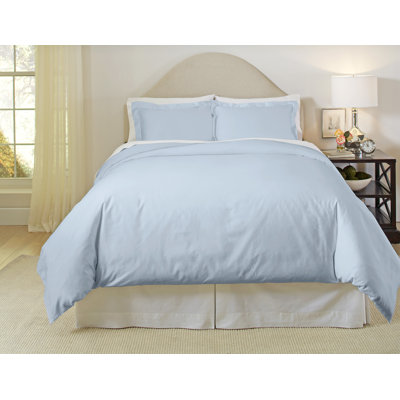 Pointehaven 500 Thread Count 100% Egyptian-Quality Cotton Long Staple Solid Duvet Set