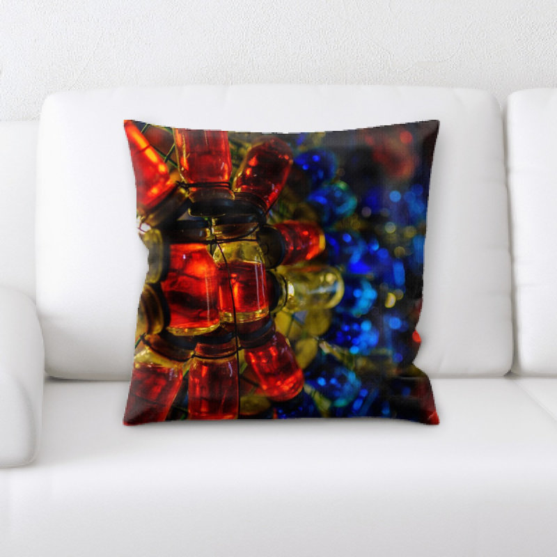 Housse et insert de coussin carré Sharp Colors