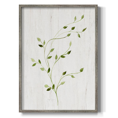 Windblown Leaves I Framed Print - Solid Wood 47464