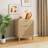 Nightstand Set of 2 with 3 Drawers, Fluted Modern Design for Bedroom, 23.6"W X 15.8"D X 28.3"H, Twill Nature-104463772