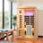 KISRAIS 2 - Person Bluetooth Compatible FAR Infrared Sauna in Hemlock