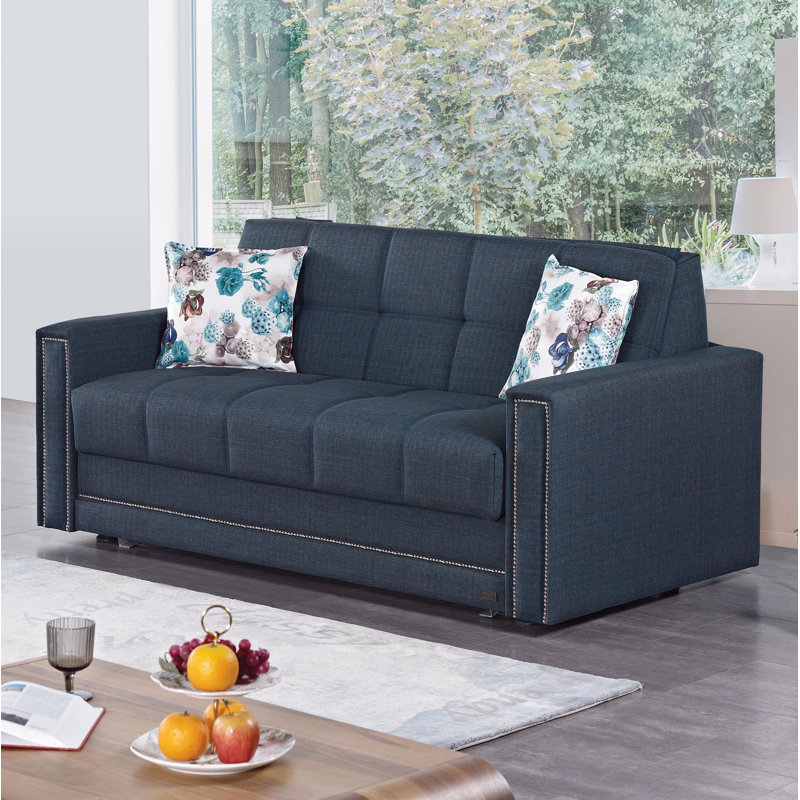 Queen 69 " Upholstered Convertible Sofa