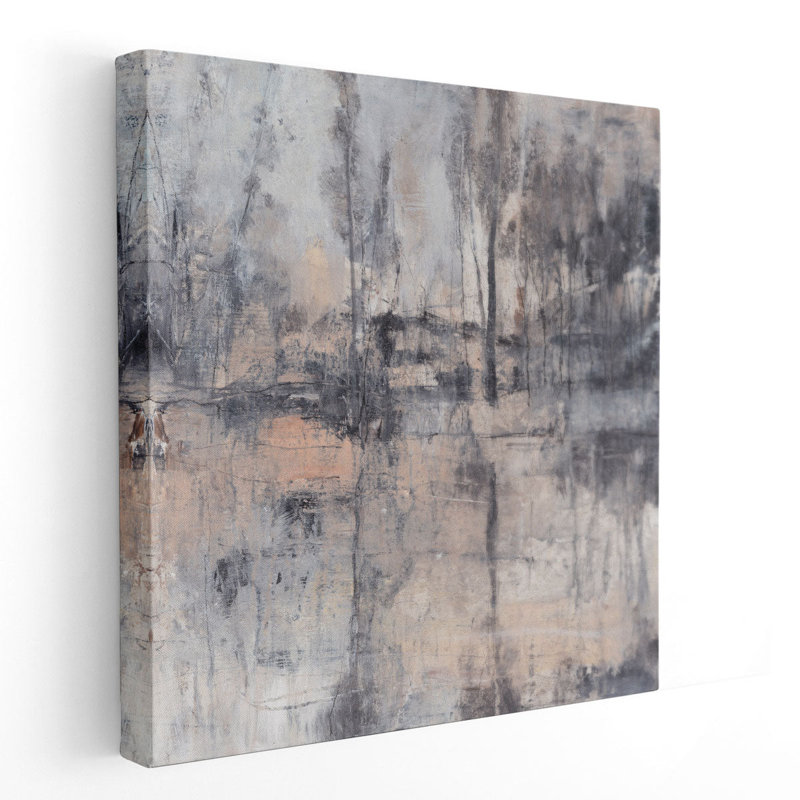 «Fog in the Forest II», reproduction d'art sur toile, H 40 po x l 40 po