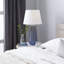 Lampe de table bleue