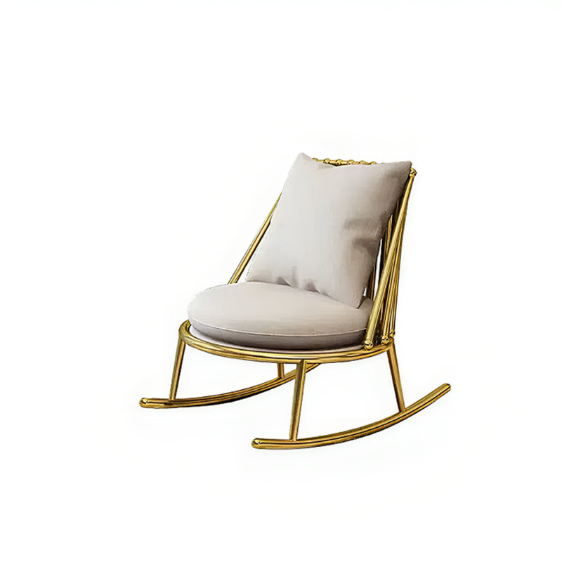 Chaise berçante Chai, Blanc cassé