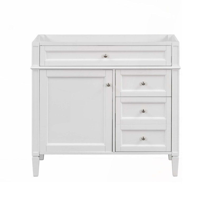 Bases de meuble-lavabo de salle de bain sans lavabo supérieur, Blanc