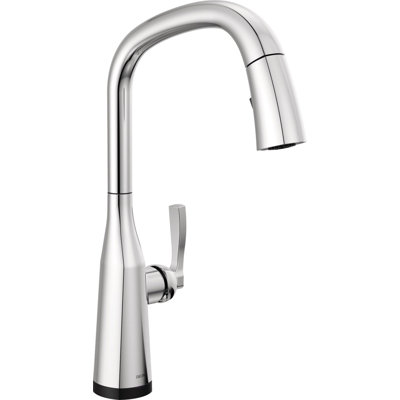 Delta Stryke Pull Down Touch Single Handle Kitchen Faucet With Touch2o Technology And With Accessories In Chrome