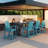  Outdoor HDPE Adirondack Chairs / Patio Bar Stools-328713553