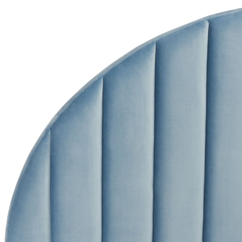 Culbert Upholstered Velvet Panel Headboard, Queen