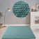 Hand Woven Wool Petrol Indoor Rug