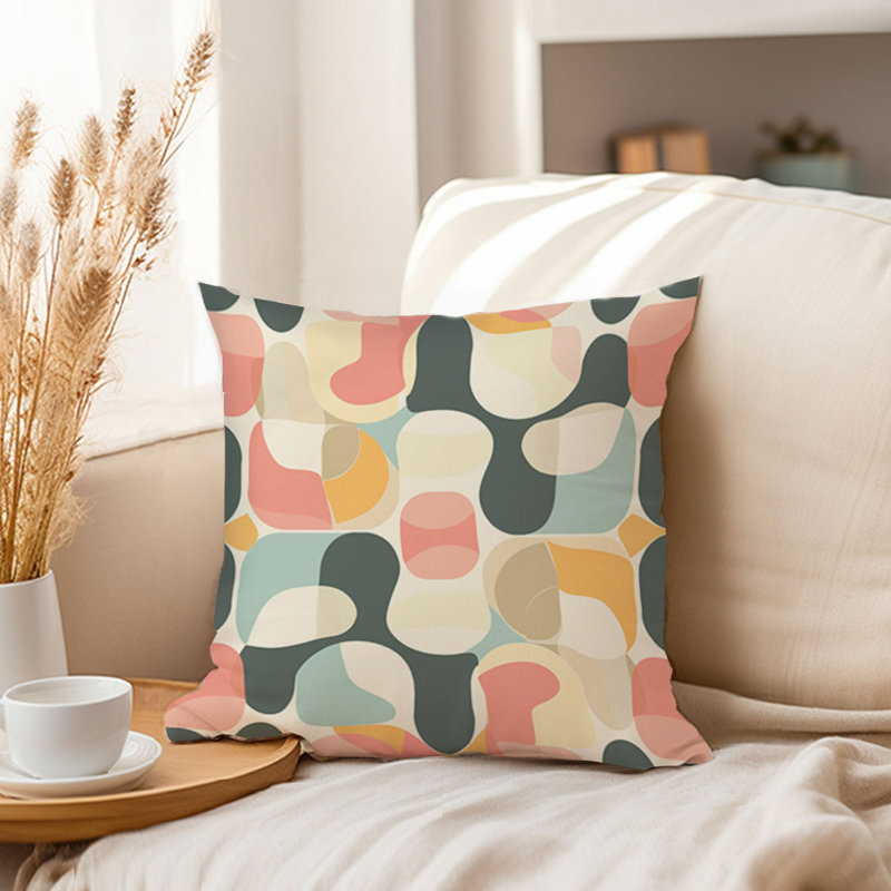 Abstract Retro 70s Hippie Groovy Pattern IV Retro