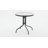 Amlie 28'' Round Tempered Glass Metal Table with Rattan Edging-106977608