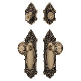 Nostalgic Warehouse Victorian Entry Set with Deco Knob