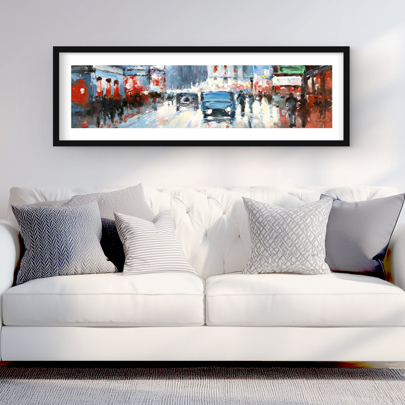 Abstrait rouge et bleu - décor de voiture