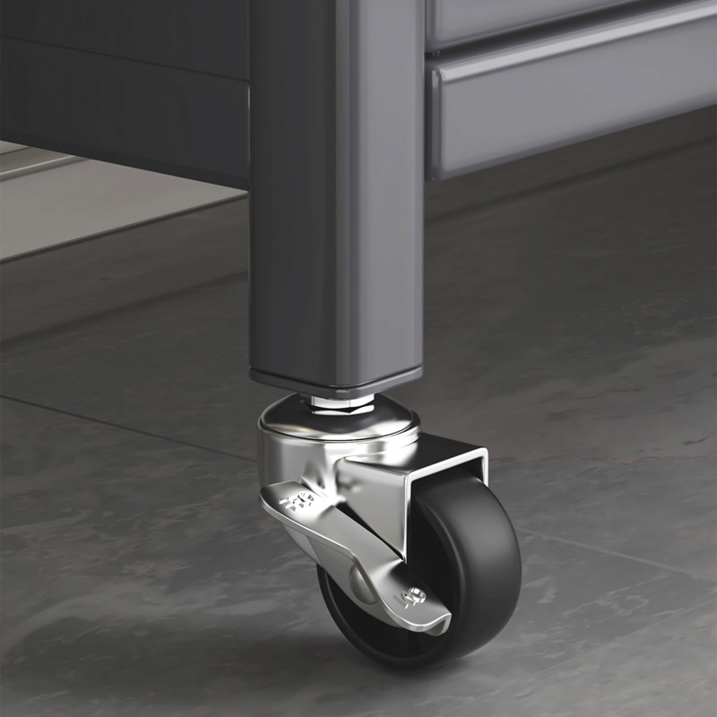 Armoire de cuisine Peever, Gris, Gris