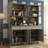 76" Tall Freestanding Pantry Cabinet Kitchen Pantry Storage Cabinet