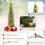 Lighted Artificial Pine Christmas Tree