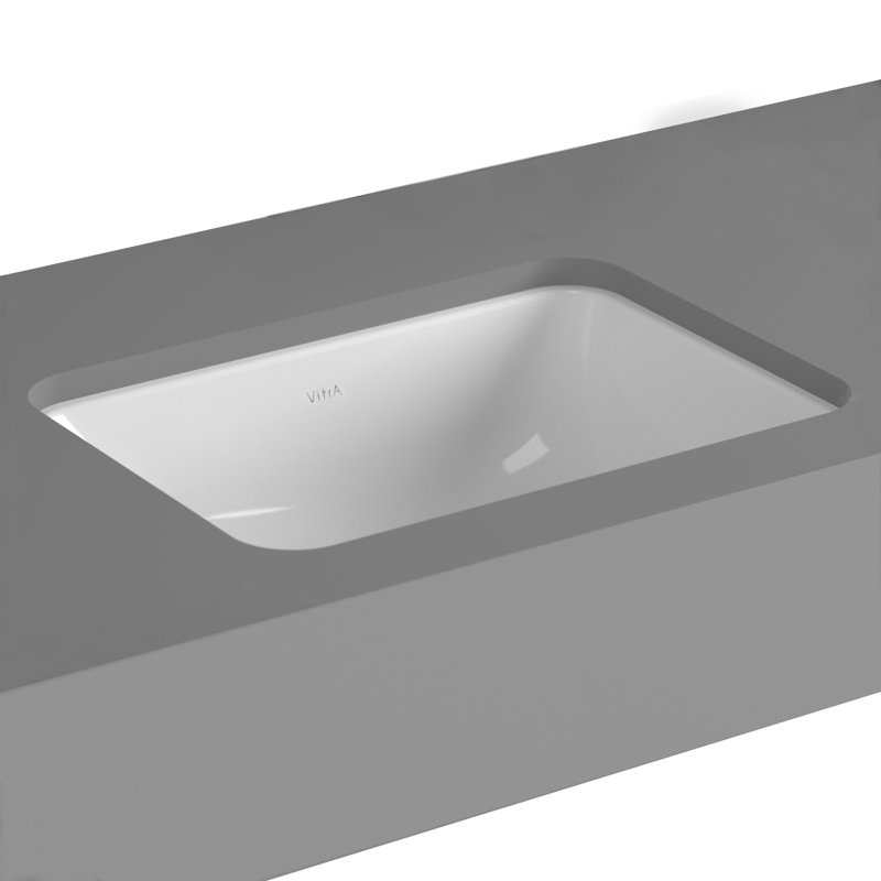 Cheviot Products Seville 14.625'' White Vitreous China Rectangular Bathroom Sink with Overflow