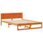 Bed Frame with Headboard Solid Pine Wood-2085284112-2085284119