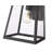Solis 1 Light Outdoor Wall Light in Black