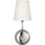 Vendome Single Sconce with White Glass-66560717
