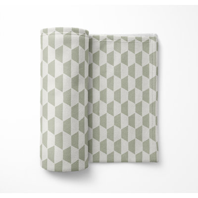 Hex Velveteen Fleece Blanket