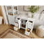 Ensemble de meuble-lavabo simple blanc l 4 x P 2 po Nashville-112691896