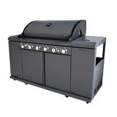 Rent to own MASTER COOK 3 Burner BBQ Propane Gas Grill, Stainless