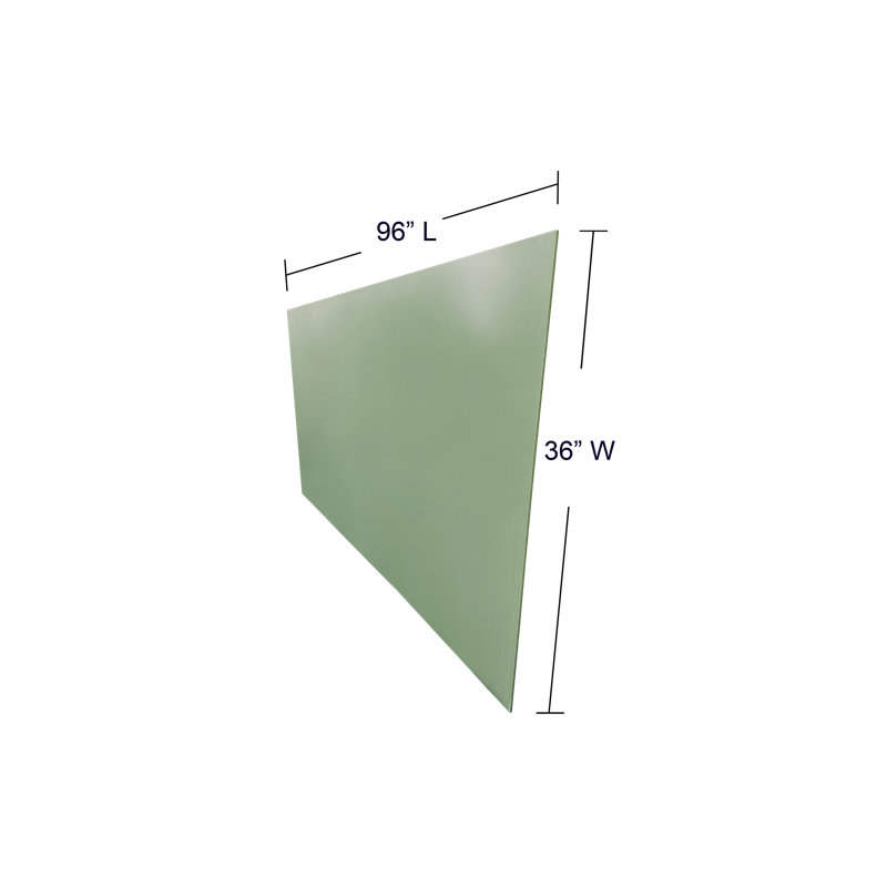 36'' W x 96'' L Solid Wood Peel and Stick Panel