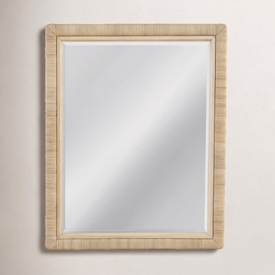 Monterey Rattan Flat Mirror