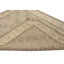 Tapis floral beige fait à la main 7 pi 11 po x 9 pi 9 po Floral