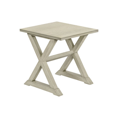 Accent Table, End, Side Table, Square, Nightstand, Bedroom, Lamp, Antique White Veneer, Transitional