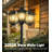 73" Aluminum Solar Lamp Post Light, 3-Head Solar Light Posts For Outside Waterproof, 90Lm Outdoor Lamps For Patio, Backyard, Front Porch Decor, Warm White, Replaceable Bulb