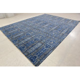 Transitional One-of-a-Kind Rectangle 9' x 12' Hand Knotted Area Rug