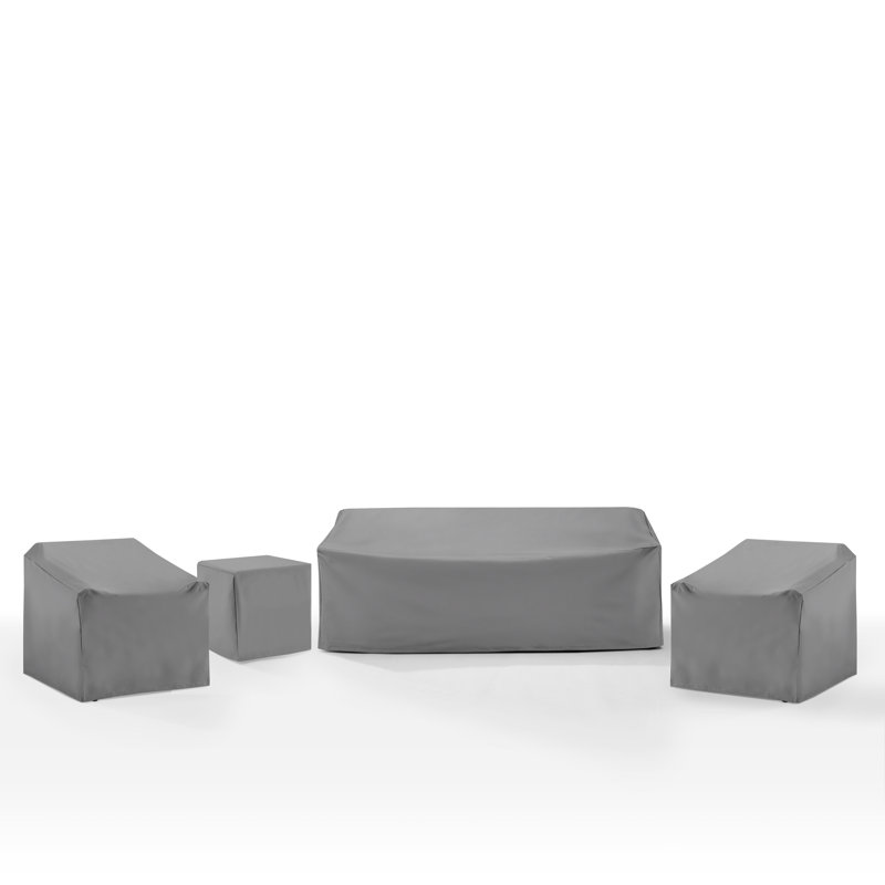 Gray Waterproof Polyester Outdoor Sectional Furniture Cover