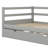 Solid Wood Daybed Frame With Pull-Out Trundle Bed-1303188892