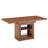 An Expandable Dining Table With Storage Space ,Expandable Kitchen Dining Table. Rectangular Pull Table With Sturdy MDF Frame,  Accommodating 4-8 People.-1240121032