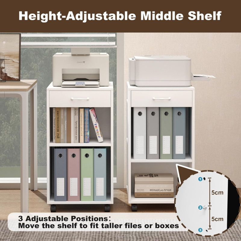 60 cm W 1 -Drawer Filing Cabinet
