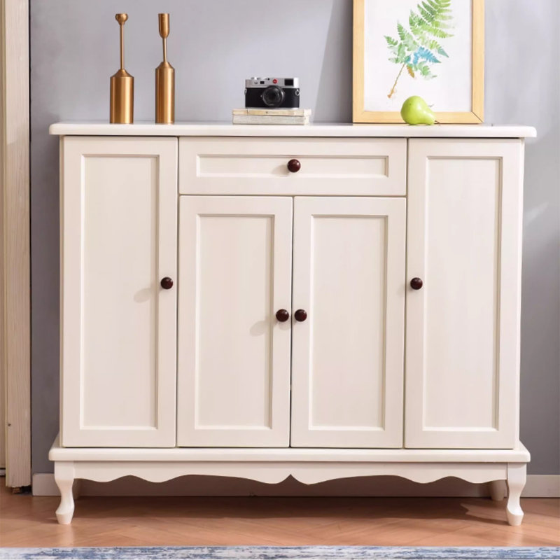 Banc de rangement Ivory, Ivoire ivoire