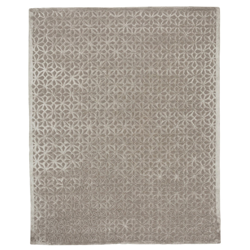 Bamboo Slat / Seagrass Geometric Area Rug, Rectangle 2' x 3'