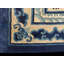 Tapis noué antique à médaillon chinois