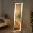 Hameed Rectangle LED Metal Floor Mirror Modern & Contemporary Lighted Full-Length Mirror with Tempered Glass-769413361
