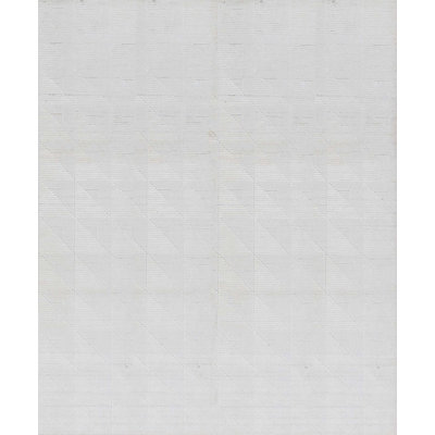 Tapis blanc de haute qualité noué à la main