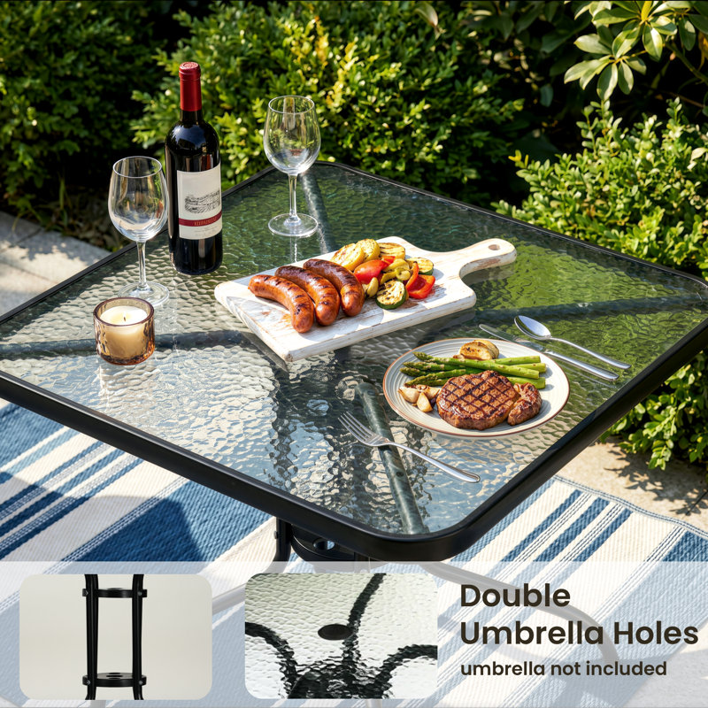 double vented patio umbrella solar lights Amazon.com : Outsunny 14.8ft Double Umbrella, Large Outdoor Patio Sun Shade  with LED Solar Light for Garden, Navy Blue : Patio, Lawn & Garden