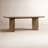 Vander 84" Oak Wood Dining Table-114180757