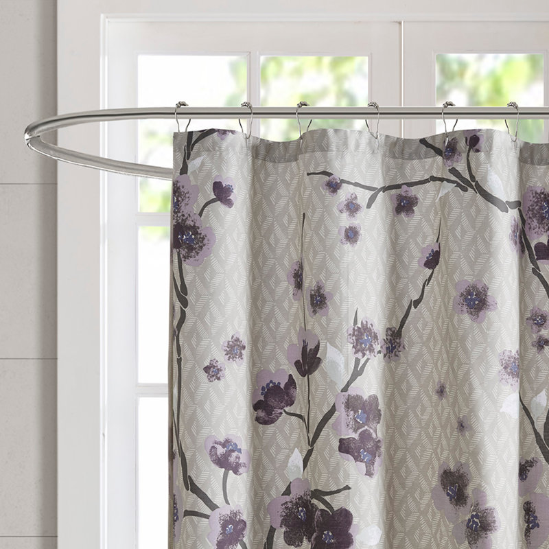 Rideau de douche en coton